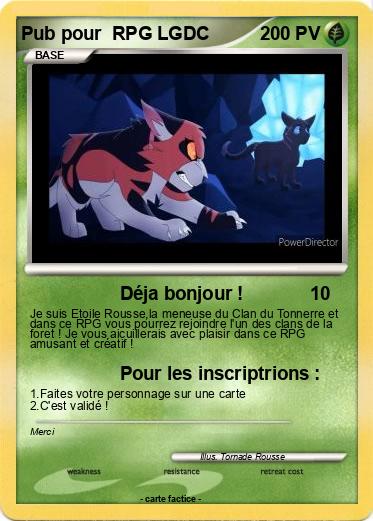 Pokemon Pub pour  RPG LGDC