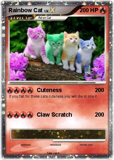 Pokemon Rainbow Cat