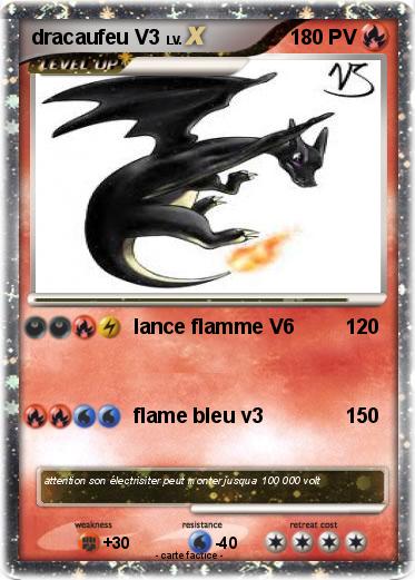 Pokemon dracaufeu V3