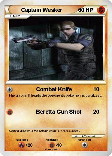 Pokemon Captain Wesker