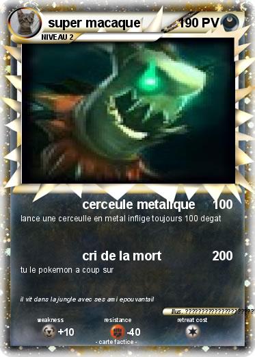 Pokemon super macaque