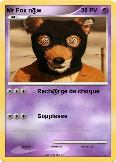 Pokemon Mr Fox r@w