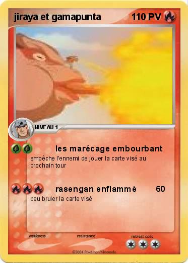 Pokemon jiraya et gamapunta