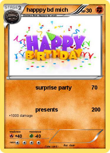 Pokemon happpy bd mich