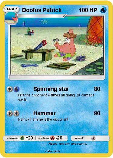 Pokemon Doofus Patrick