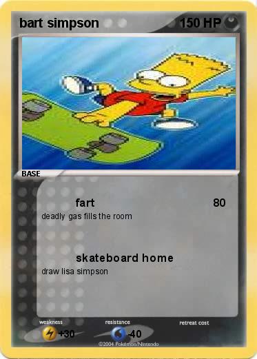 Pokemon bart simpson