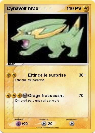 Pokemon Dynavolt niv.x
