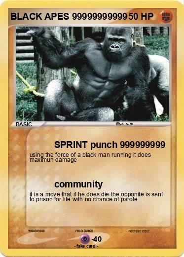 Pokemon BLACK APES 99999999999