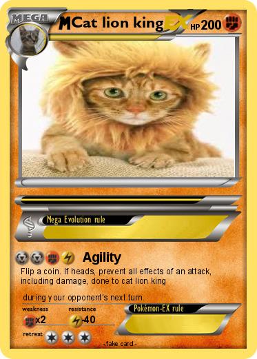 Pokemon Cat lion king