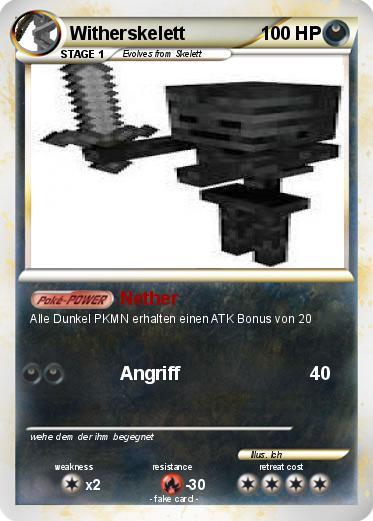 Pokemon Witherskelett