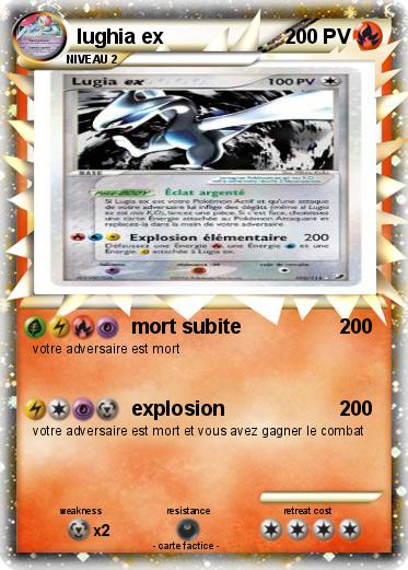 Pokemon lughia ex