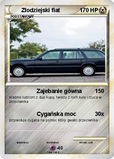 Pokemon Złodziejski fiat