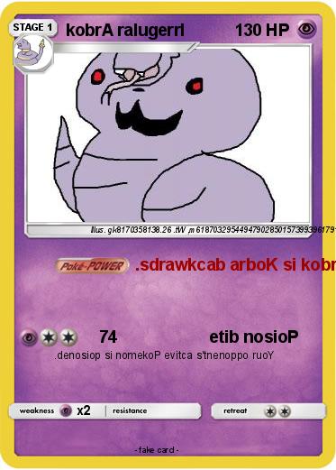 Pokemon kobrA ralugerrI