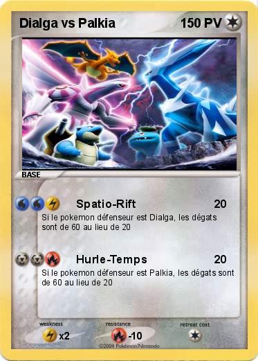 Pokemon Dialga vs Palkia