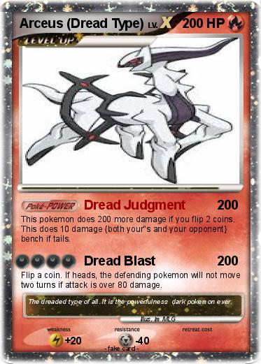 Pokemon Arceus (Dread Type)