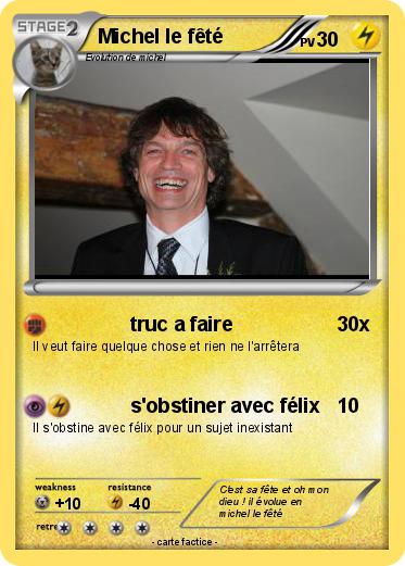 Pokemon Michel le fêté
