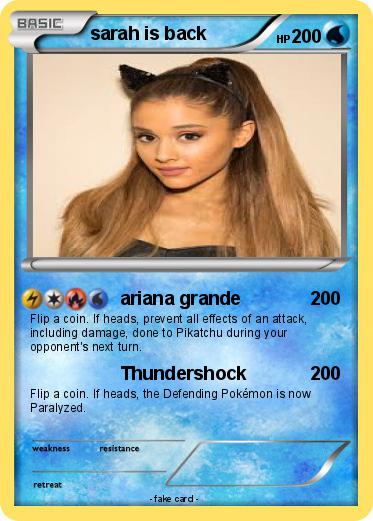 Pokemon sarah is back