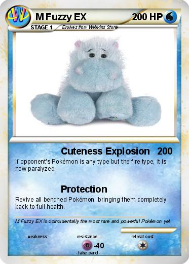 Pokemon M Fuzzy EX