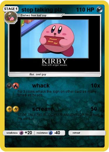 Pokemon stop talking plz