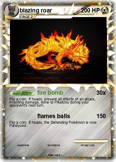 Pokemon blazing roar
