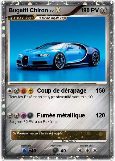Pokemon Bugatti Chiron