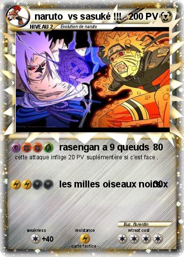 Pokemon naruto  vs sasuké !!!