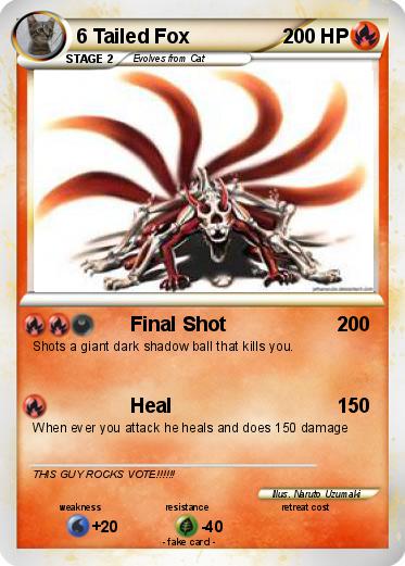 Pokemon 6 Tailed Fox