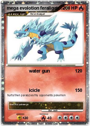 Pokemon mega evolotion feraligatr