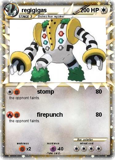 Pokemon regigigas