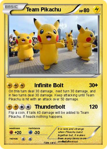 Pokemon Team Pikachu