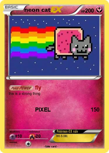 Pokemon neon cat
