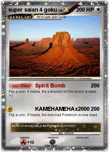 Pokemon super saian 4 goku