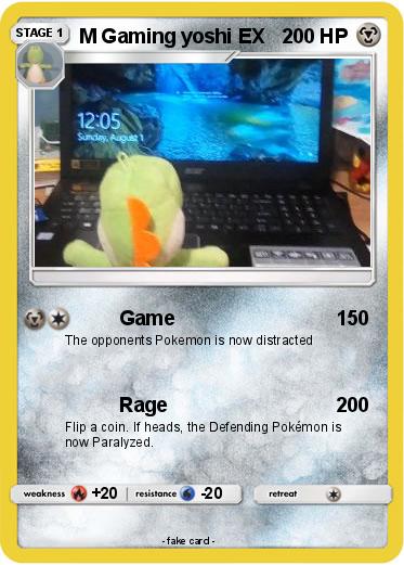 Pokemon M Gaming yoshi EX