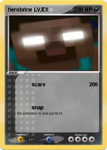 Pokemon herobrine LV.EX