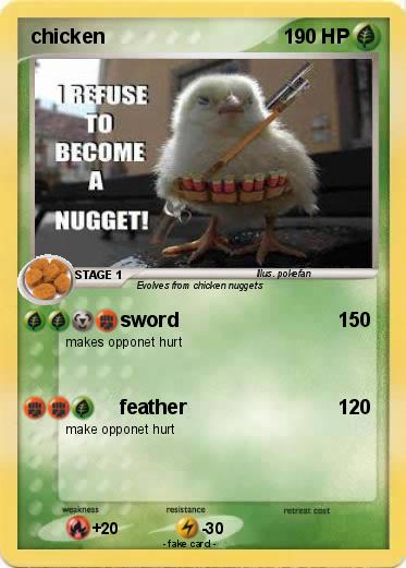 Pokemon chicken