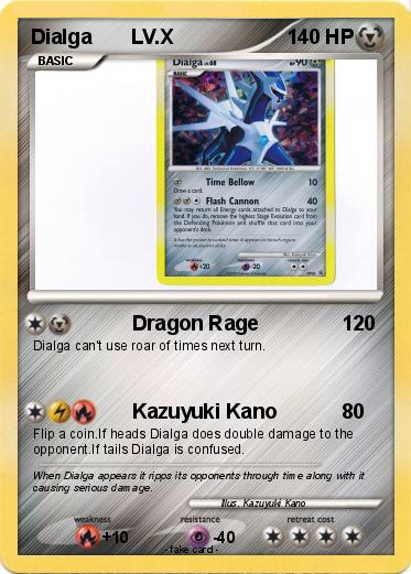 Pokemon Dialga       LV.X