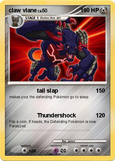 Pokemon claw vlane