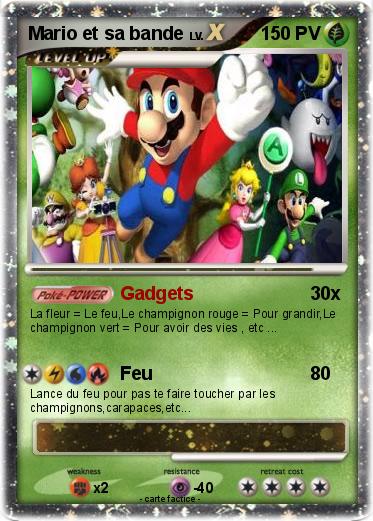 Pokemon Mario et sa bande