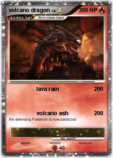 Pokemon volcano dragon