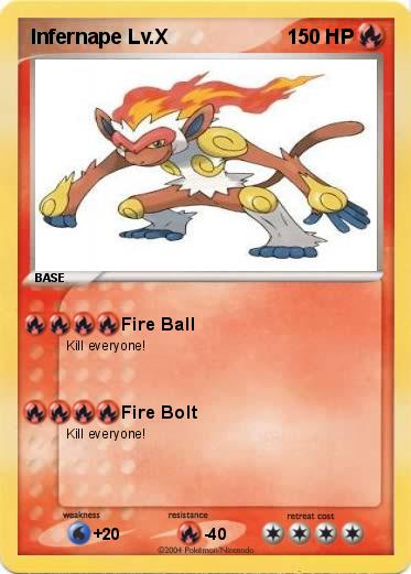 Pokemon Infernape Lv.X