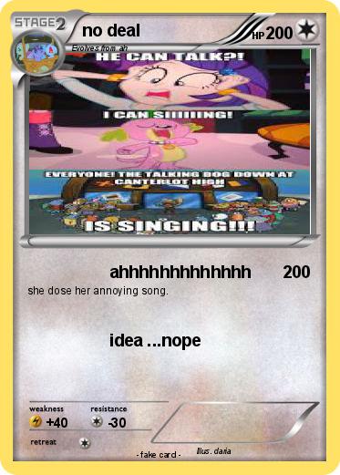 Pokemon no deal
