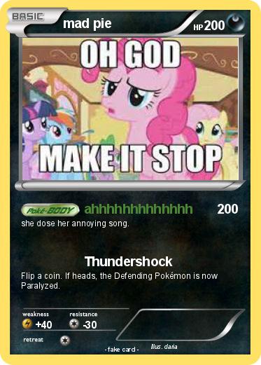 Pokemon mad pie