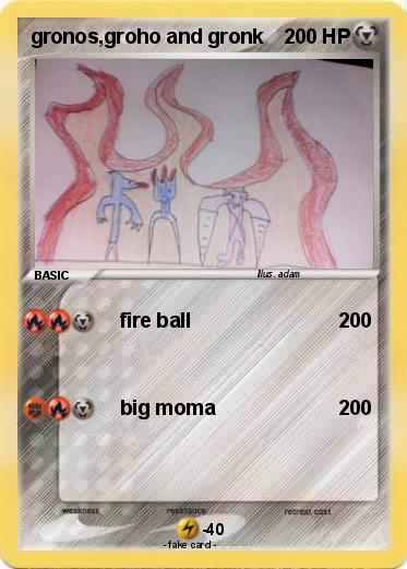 Pokemon gronos,groho and gronk
