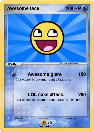 Pokemon Awesome face