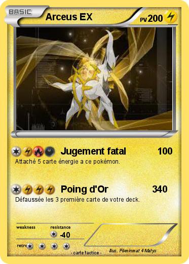 Pokemon Arceus EX