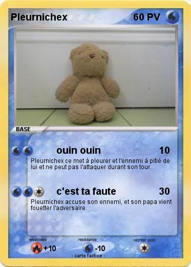 Pokemon Pleurnichex