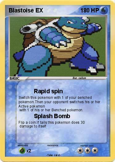 Pokemon Blastoise EX