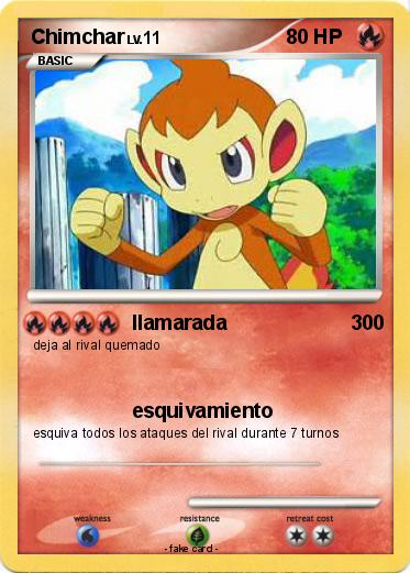 Pokemon Chimchar