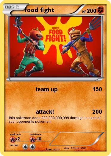 Pokemon food fight