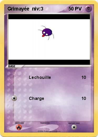 Pokemon Grimayée  niv:3